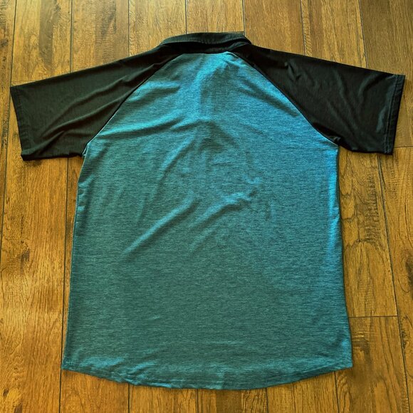 KNQR Mens Performance Polo XL Quick Dry Athletic Workout Running Golf Soft - Picture 2 of 7